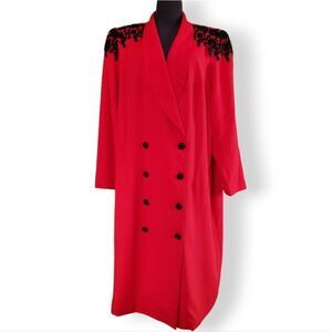 Vintage 80s double-breasted coat